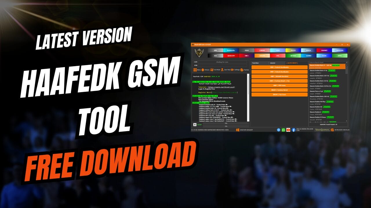 Haafedk gsm tool