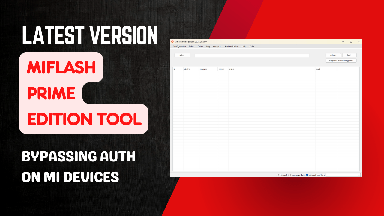 Miflash prime edition tool