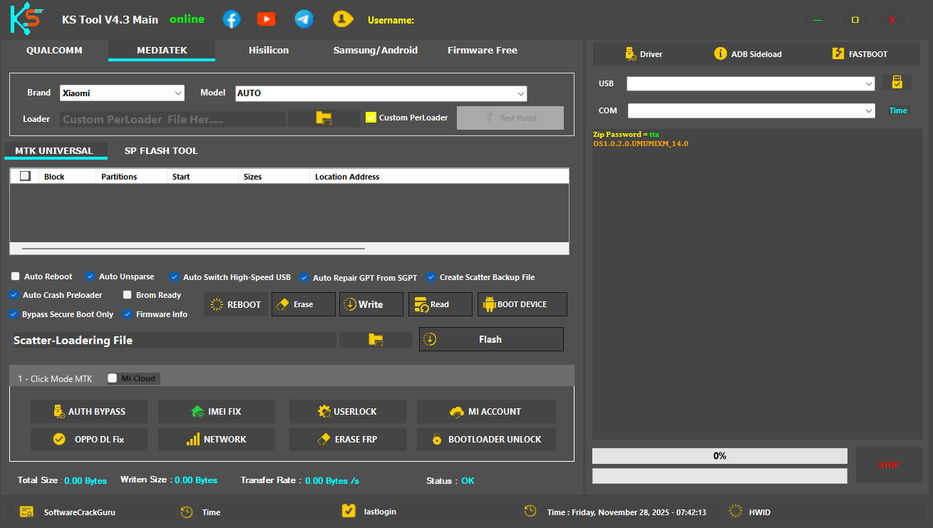 Ks tool new unlock tool for flashing unlocking and repairing android devices.
