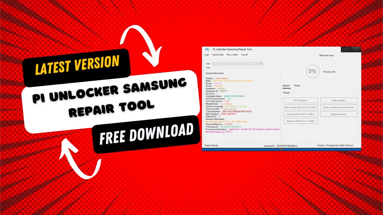 Pi unlocker samsung repair tool