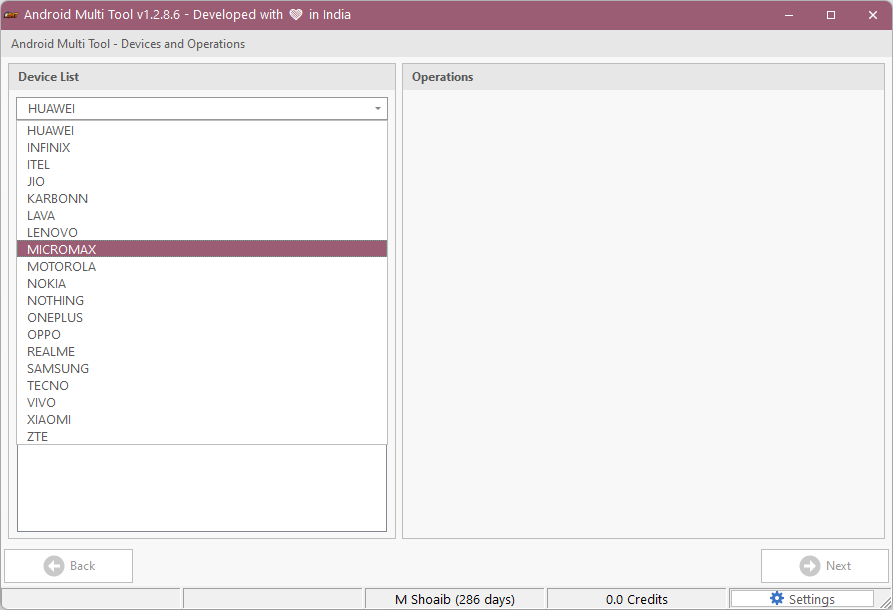 Android multi tool (amt) unlocking and flashing tool for smart phones Android multi tool (amt) unlocking and flashing tool for smart phones