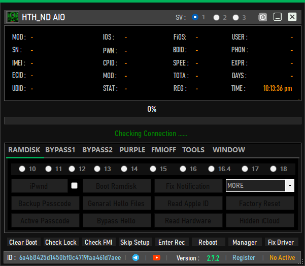 Hth nd aio tool Hth nd aio tool