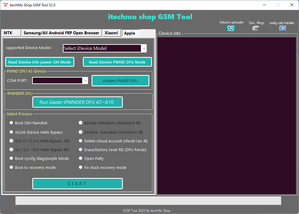 Itechmo shop gsm tool latest