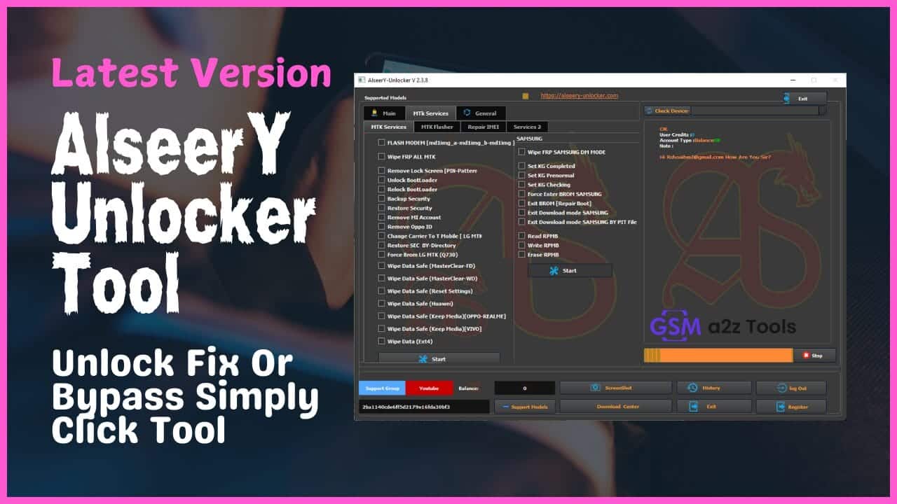 Alseery unlocker tool