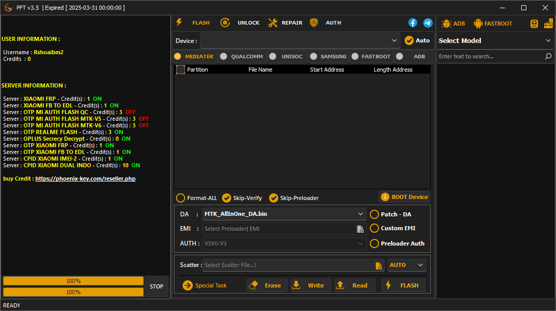 Pft - phoenix flash tool Pft - phoenix flash tool