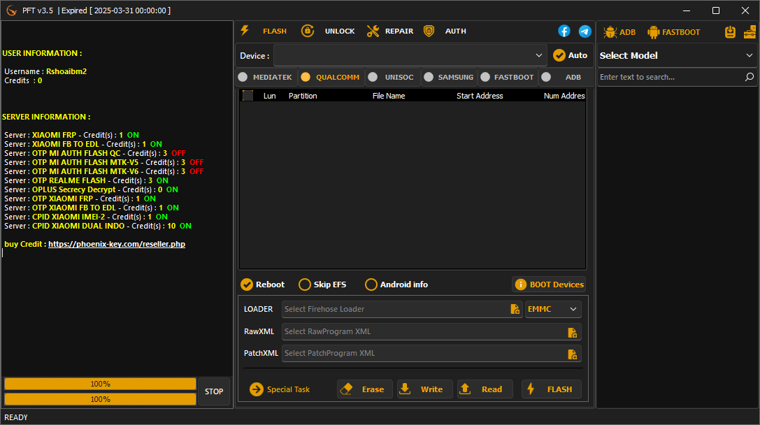 Pft - phoenix flash tool Pft - phoenix flash tool