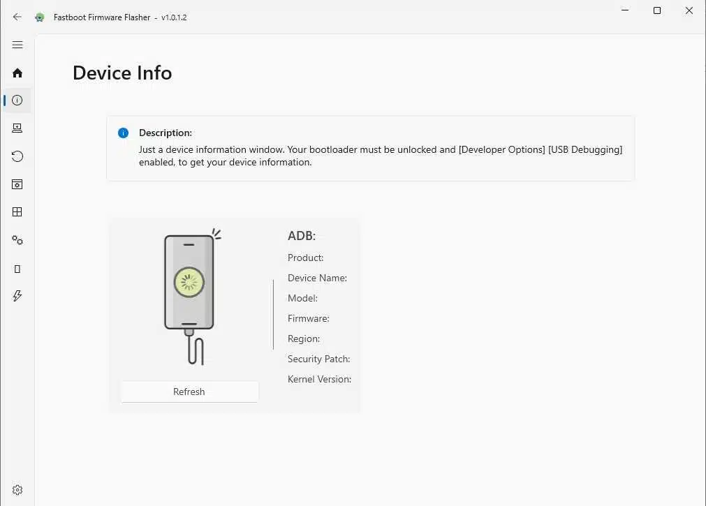 Fastboot firmware flasher tool