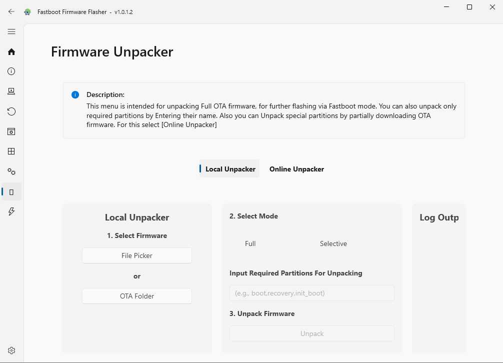 Fastboot firmware flasher tool