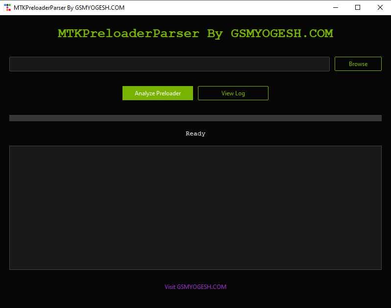Mtk preloader parser tool