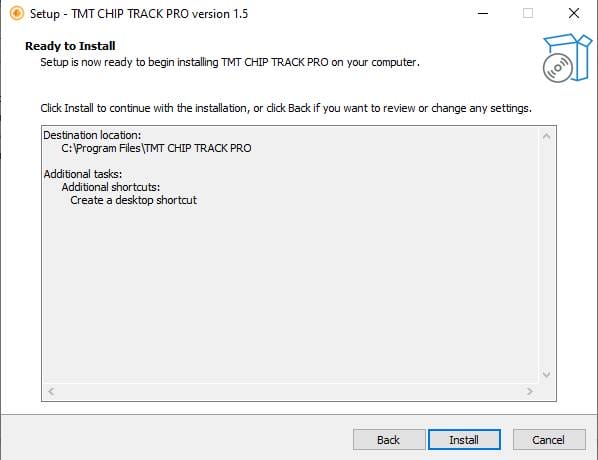 Tmt chip track pro tool