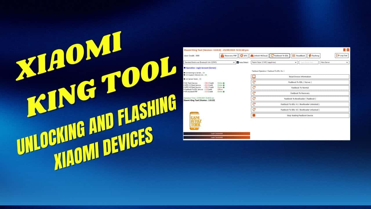 Xiaomi king tool latest version interface for xiaomi phone repairs