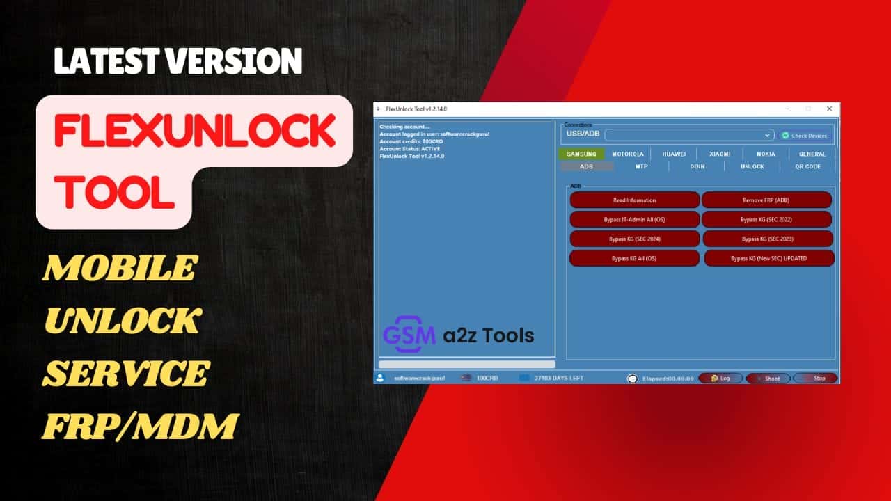 Flexunlock tool