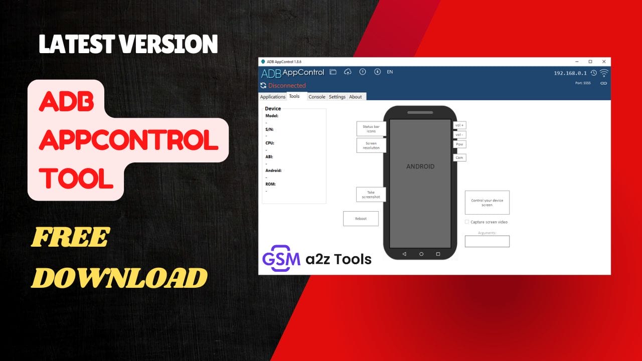 Manage android apps easily with adb appcontrol tool — uninstall system apps control device settings and perform advanced adb functions without root.