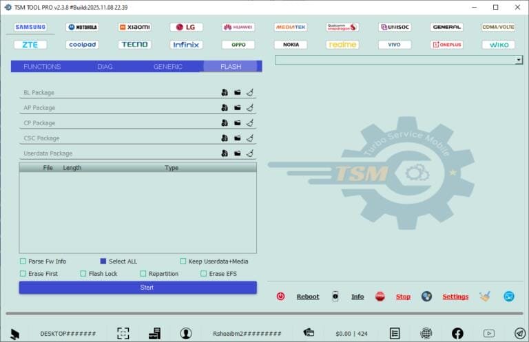 TSM Tool Pro V2026.09.17 - Samsung Qualcomm EDL, Boot Repair & ZTE FRP