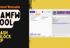 Samfw tools interface showing samsung xiaomi lg and android frp removal and flashing features