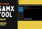 Samxtool latest version interface showing android 16 samsung frp unlock options