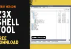 Z3x shell tool interface for installing and updating z3x modules