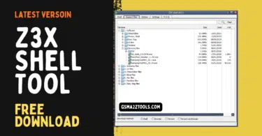 Z3x shell tool interface for installing and updating z3x modules