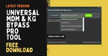 Universal mdm & kg bypass pro tool interface for android device unlocking and kg removal