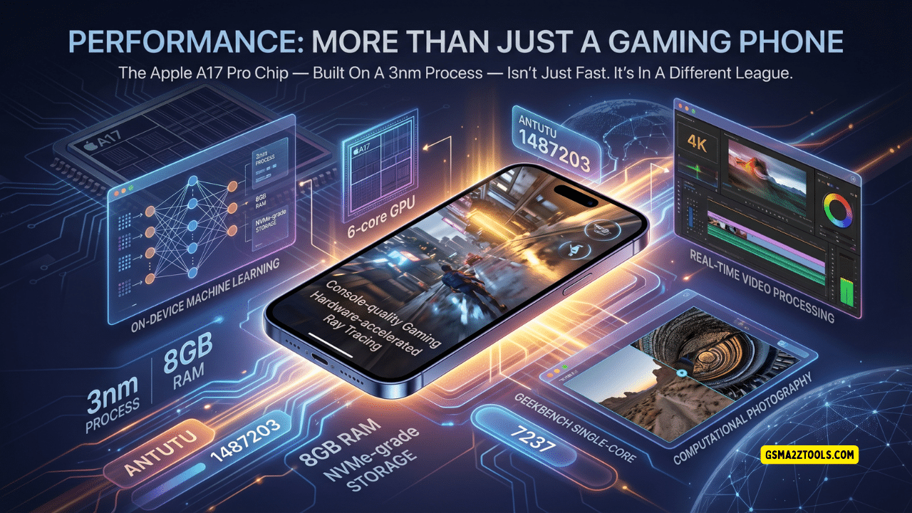 Iphone 15 pro max review a17 pro chip antutu and geekbench benchmark scores