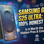 Samsung galaxy s25 ultra smartphone showing sleek design and advanced camera setup