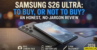 Samsung galaxy s26 ultra review 2026 showing the phone design camera and battery life