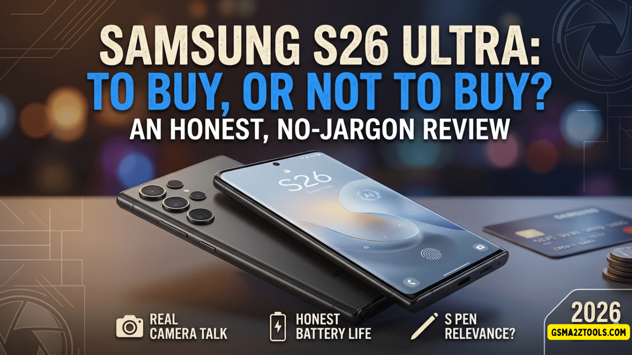 Samsung galaxy s26 ultra review 2026 showing the phone design camera and battery life