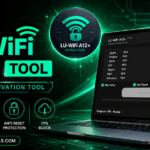 Lu wifi a12 plus tool software interface for icloud bypass and mobile repairing