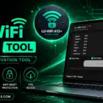Lu wifi a12 plus tool software interface for icloud bypass and mobile repairing